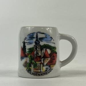 Heiligenkreuz Austria Miniature Novelty Mug Cup Travel Souvenir Vintage Mini